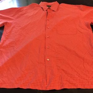 Looks Good Large Bugatchi Men’s Orange Shirt 🌟
